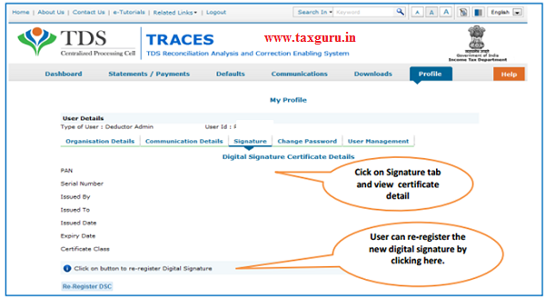 Steps to Register Digital Signature Certificate (Contd.) image 7