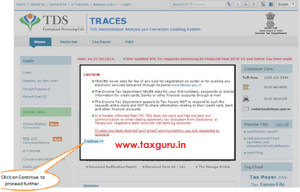 TRACES Home Page 3
