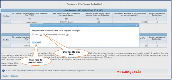 Step 1User need to Click on E-Verify (Net Banking) option.