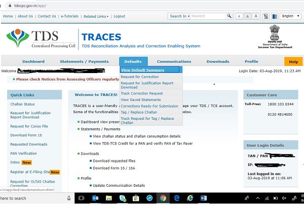 Traces Home Page