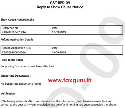 View notices orders and File Reply to the Issued Notices Image 17