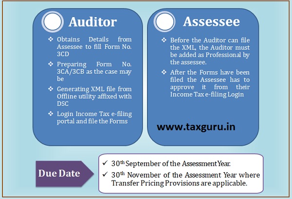Tax Audit Filling Procedure