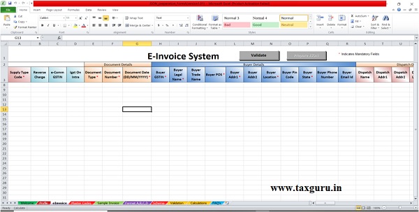 E-Invoice System