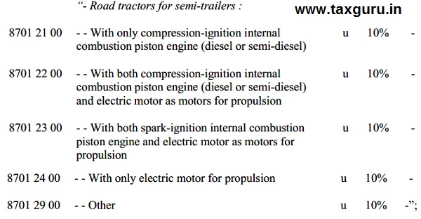 Road tractors for semi-trailers