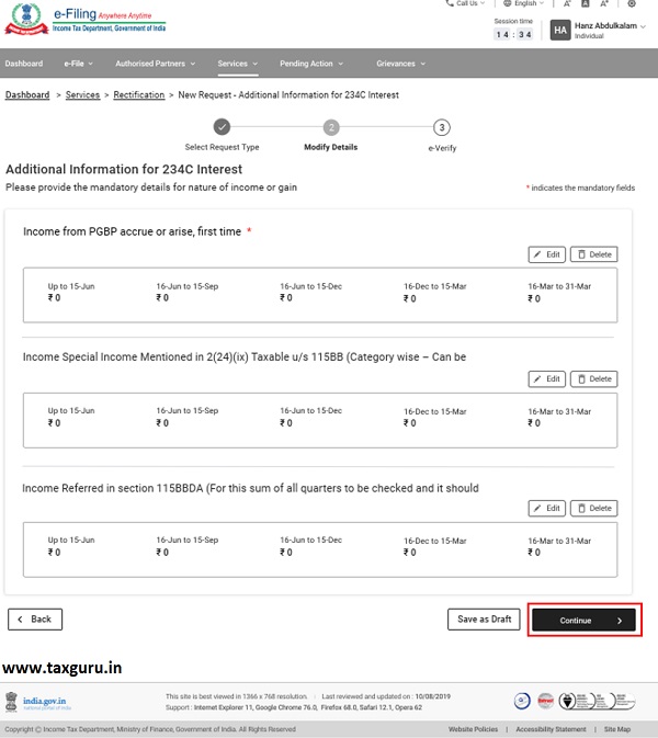 How to Raise Income Tax Rectification Request on Portal