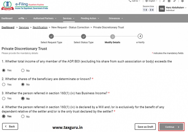 How to Raise Income Tax Rectification Request on Portal