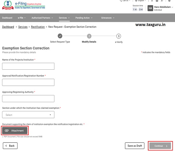 How to Raise Income Tax Rectification Request on Portal