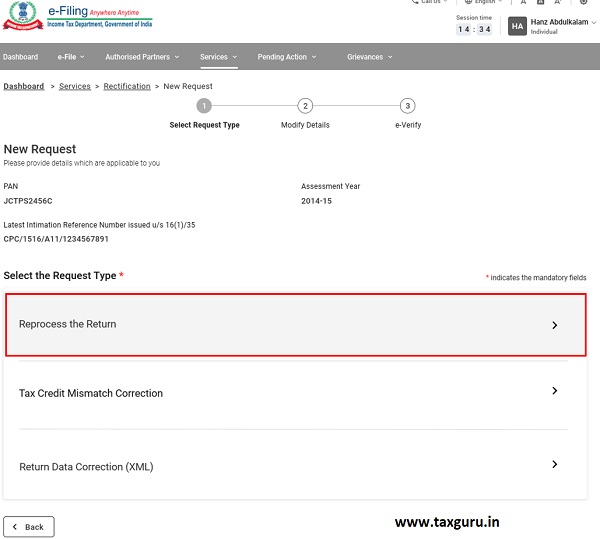 How to Raise Income Tax Rectification Request on Portal