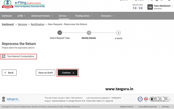 How to Raise Income Tax Rectification Request on Portal