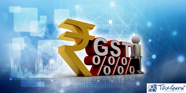 3d rendering GST Tax India with rupee sign