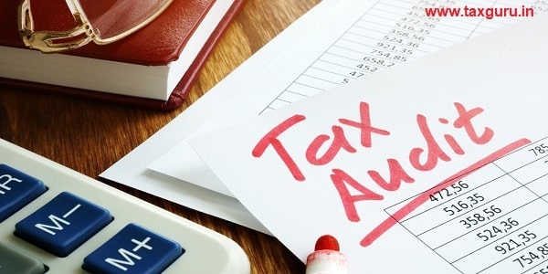 Tax audit handwriting on business accounting documents