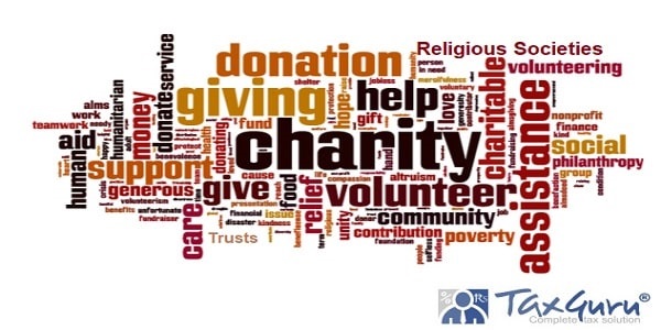 Charity word cloud concept. Vector illustration