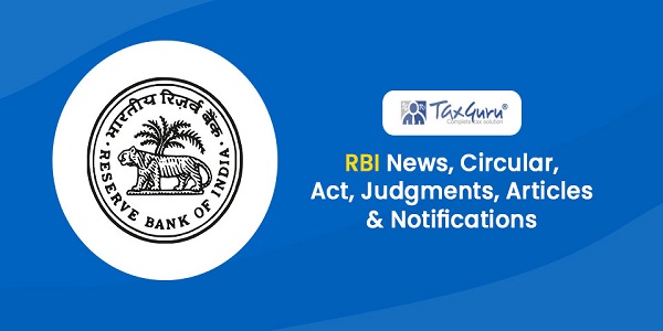 RBI Circular: Release of foreign exchange for Miscellaneous Remittances