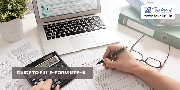Guide to fill e-form IEPF-5
