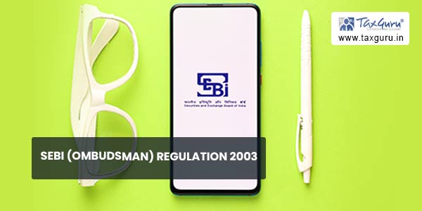 Sebi (Ombudsman) Regulation 2003
