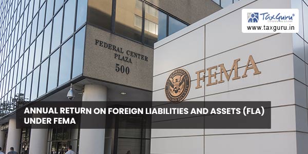 Annual Return on Foreign Liabilities and Assets (FLA) under FEMA