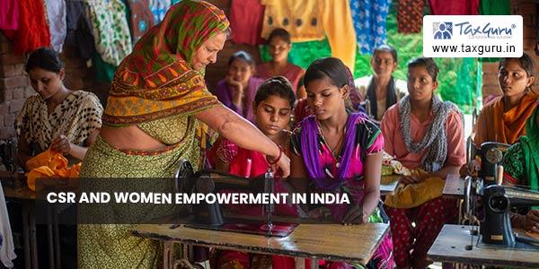 CSR and Women Empowerment in India