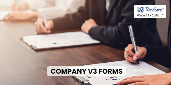 Overview & changes in Company V3 forms