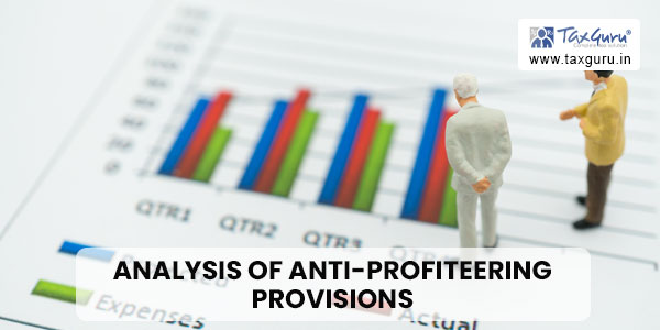 Analysis of anti-profiteering provisions