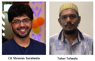 CA Shravan Suratwala and Taher Telwala