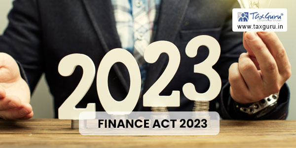 Finance Act 2023