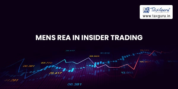 Mens Rea in Insider Trading
