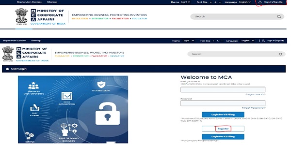 V3 Login - Business User Registration image 1