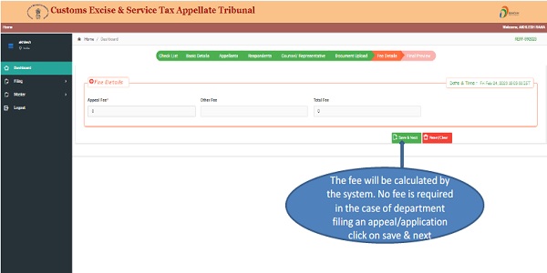 Fee Details