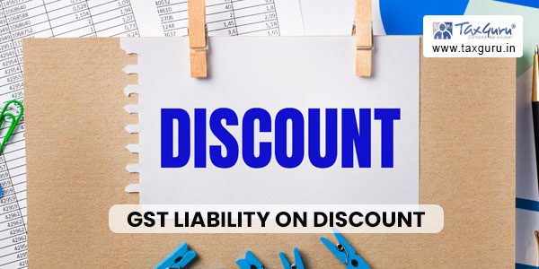 GST liability on Discount