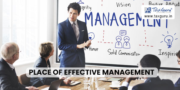 Place of Effective Management
