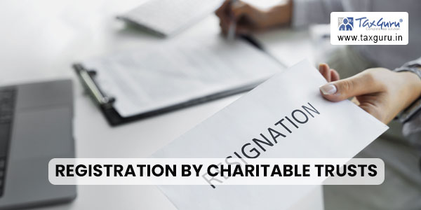 registration by charitable trusts