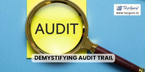 Demystifying Audit Trail