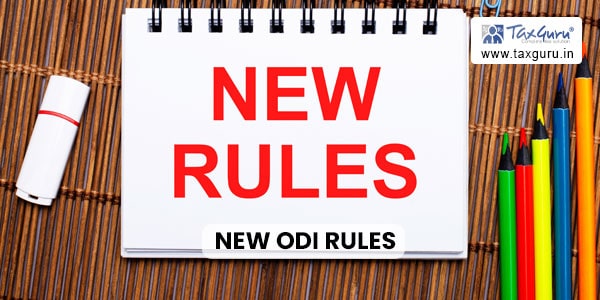 New ODI Rules