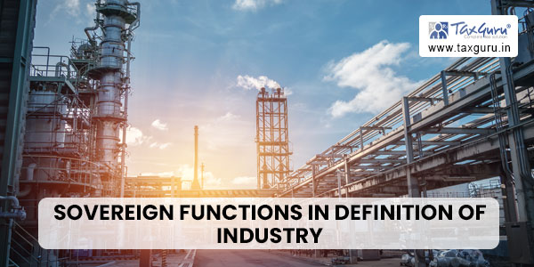 Sovereign Functions in Definition of Industry