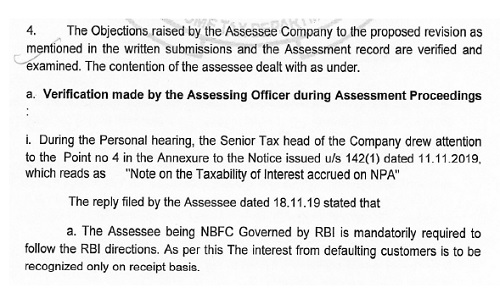 instant former issue of accrual of income on assessee