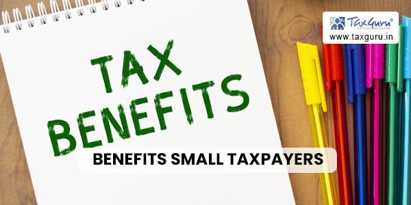 Benefits Small Taxpayers