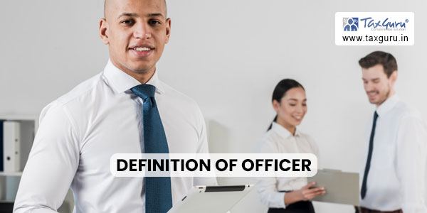 Definition of Officer