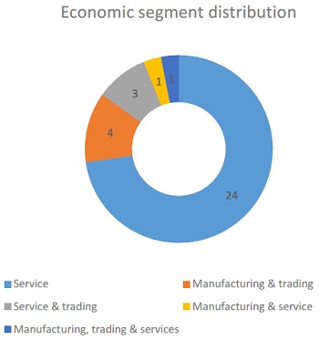 Economic segment distribution