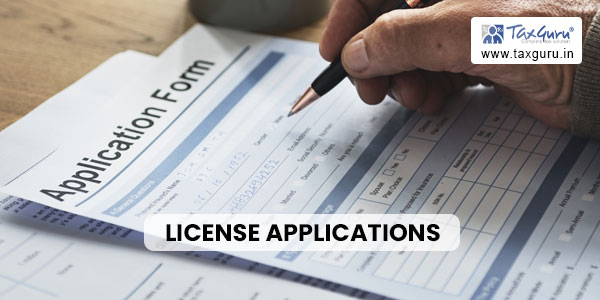 License Applications