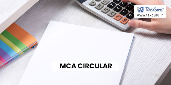 MCA Circular