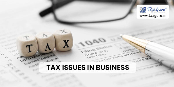 Tax Issues in Business