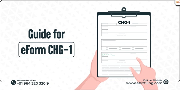 Form CHG-1 for Registering a Charge