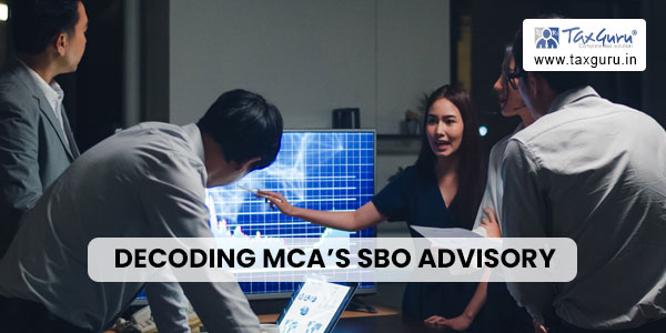 MCA's SBO Advisory