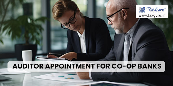 Auditor Appointment for Co-op Banks
