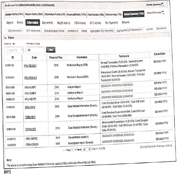 Figure 11 Accessing case information on Insight Portal