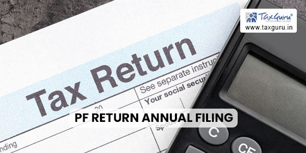 PF Return Annual Filing