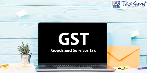 GST (Goods and services tax) on laptop