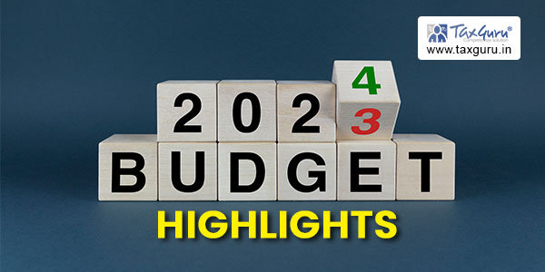 Highlights Budget 2024