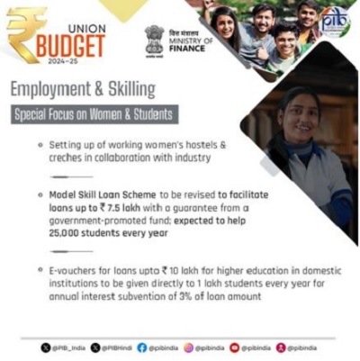 Employment & Skilling Specail Focus on Women & Students