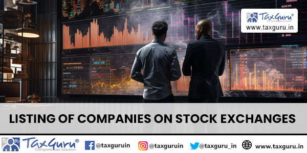 Listing of Companies on Stock Exchanges